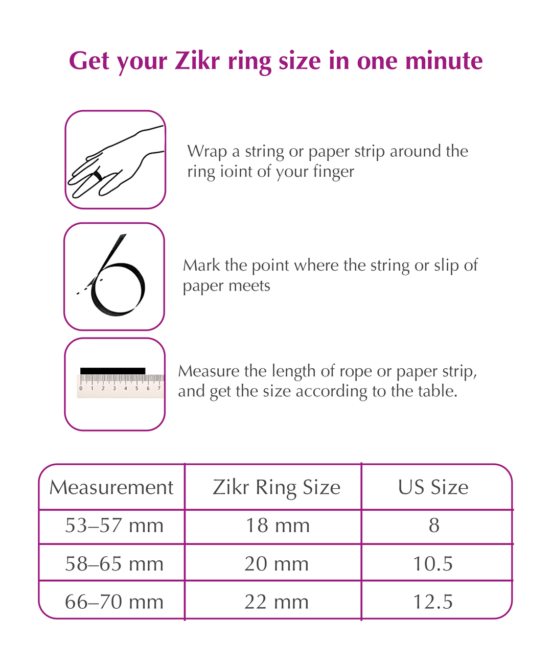 Tasbih Smart Zikr Ring