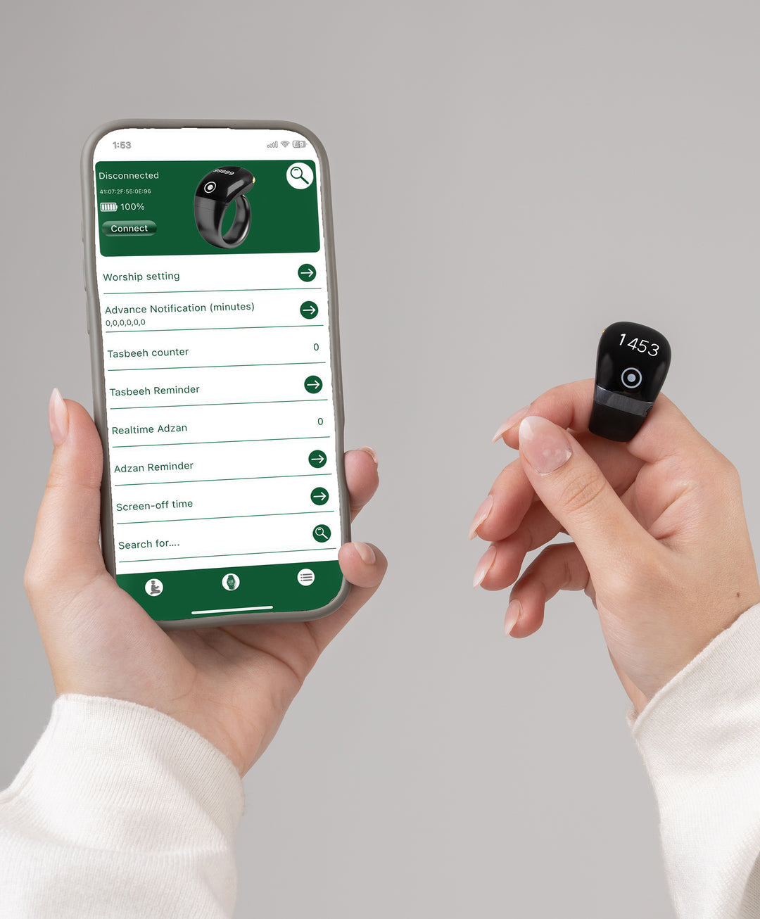 Tasbih Smart Zikr Ring