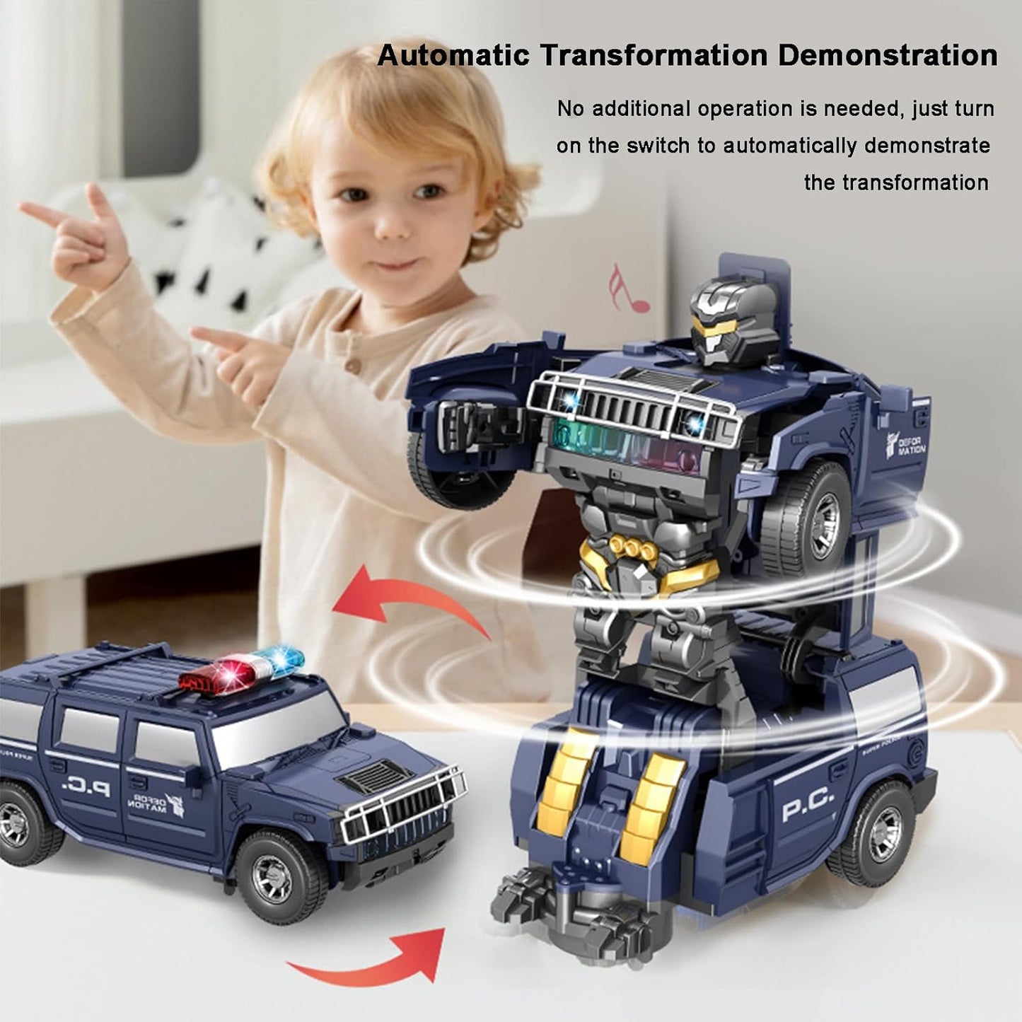 Transforming Police Robot Car™