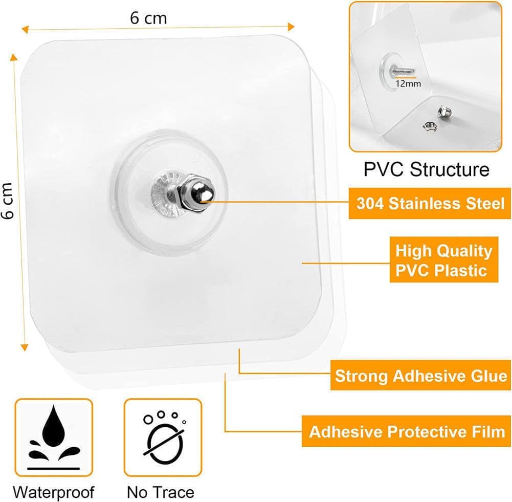 No Drilling Screw Wall Hooks